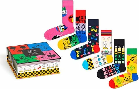 Happy Socks Disney Giftbox 6P Multi - 41-46 3 Happy Socks Disney Giftbox 6P Multi - 41-46