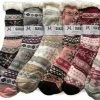 Sukats® Huissokken - Homesocks - 6 Paar - Maat 36-41 - Mix B - Anti-Slip - Fluffy - Dames Huissokken