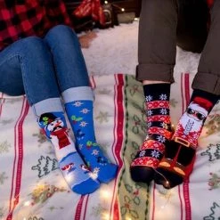 Merkloos ORGANISCH KATOEN KERSTSOKKEN, ARTY SOCKS Christmas, 43-46 -Beenmode Verkoop 550x366 21