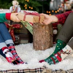 Merkloos ORGANISCH KATOEN KERSTSOKKEN, ARTY SOCKS Christmas, 43-46 -Beenmode Verkoop 550x366 23