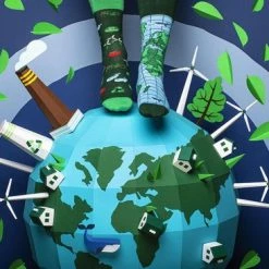 Many Mornings Sokken Save The Planet 2 - Unisex - Maat: 39-42 -Beenmode Verkoop 550x366 29