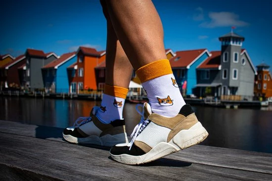 KJUNSocks- Katten Sokken Voor Heren En Dames - 3 Paar - Huissokken - Grappige Cadeaus - Grappige Sokken - Maat 32/36 5 KJUNSocks- Katten Sokken Voor Heren En Dames - 3 Paar - Huissokken - Grappige Cadeaus - Grappige Sokken - Maat 32/36 - Afbeelding 3