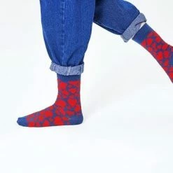 Happy Socks Heart Sock - Unisex - Maat: 36-40 -Beenmode Verkoop 550x366 8