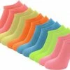 12 Paar Sneakersokken - SQOTTON - Naadloos - Neon - Maat 39-42 -Beenmode Verkoop 550x379