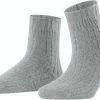 FALKE Bedsock Rib Versterkte Patroonloze Cottage Sokken Ademend Zacht En Houdt De Huid Warm In Bed Merinowol Kasjmier Grijs Dames Sokken - Maat 39-42 -Beenmode Verkoop 550x384