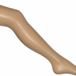 Bonnie Doon Visnet Panty Huidskleur Beige Dames Maat S/M - Netpanty - Fishnet Tights - Visnet Patroon - Comfortabele Pasvorm - Stevig Materiaal - Super Elastisch - Doorschijnend - Zand - Sand - BN751994.4