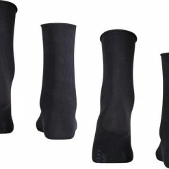 FALKE Happy 2-Pack Zacht Zonder Motief Versterkt Hoogwaardig Mid-rise Robuust Ademend Dekkend Set Katoen Multipack Blauw Dames Sokken - Maat 35-38 -Beenmode Verkoop 550x414