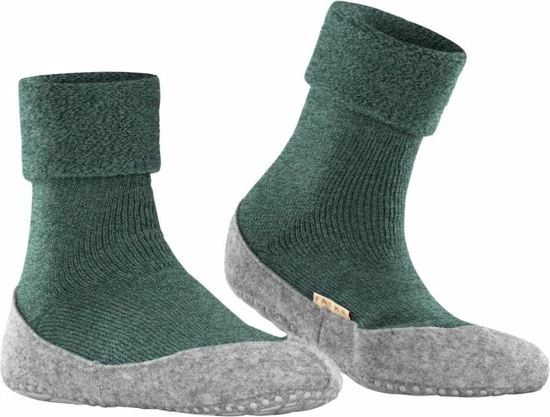 FALKE Cosyshoe Dames Pantoffels - Groen - Maat 41-42 6 FALKE Cosyshoe Dames Pantoffels - Groen - Maat 41-42 - Afbeelding 4