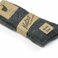 Merkloos Alpaca Sokken | GoWith | 2 Paar | Unisex | Heren | Dames | Gezellige Wollen Sokken | Gemaakt Van Alpaca Garen | Gebreide Sokken Voor Heren En Dames | Valentijn Cadeau | Maat: 43-46 | Kleur: Grijs En Antraciet | 3095 -Beenmode Verkoop 550x420 4