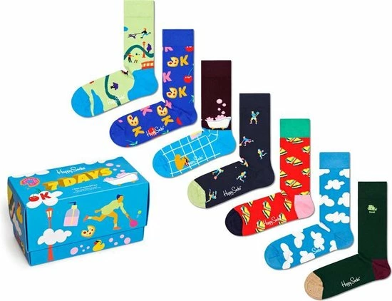 Happy Socks - 7 Day Gift Set 3 Happy Socks - 7 Day Gift Set