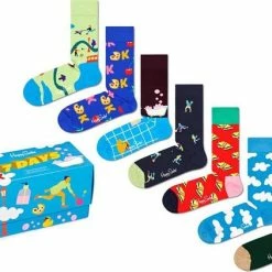 Happy Socks 7 Day Giftbox 7P Multi - 36-40
