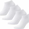 Bamboe Sneakersokken | Bamboe Enkelsokken | Bamboe Sokken | Anti-zweet Sokken | Naadloze Sokken | 4 Paar - Wit | Maat: 35-38 | Merk: Bamboosa -Beenmode Verkoop 550x437