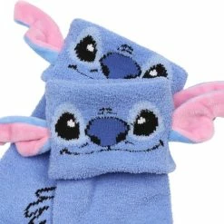 Stitch Disney - Blauwe, Lange Damessokken, Antislip, Warme Sokken 1 Paar, OEKO-TEX / 37-42 -Beenmode Verkoop 550x442 3