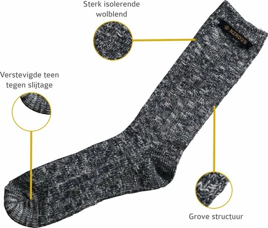 Huissokken - Huissokken Dames Grijs - Huissokken Dames - Fluffy Sokken - Wollen Sokken - Maat 38 - 42 - NZRD35® - Gold Label 5 Huissokken - Huissokken Dames Grijs - Huissokken Dames - Fluffy Sokken - Wollen Sokken - Maat 38 - 42 - NZRD35® - Gold Label - Afbeelding 3