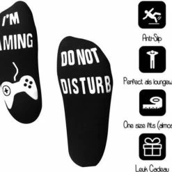 Merkloos Gaming Sokken - Grappige Gamer Sokken - Cadeau Vaderdag - Valentijnsdag - Verjaardag - Valentijn Cadeautje Voor Hem