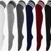 Merkloos Overknee Kousen - Elastische Lange Sokken - 6 Paar -Beenmode Verkoop 550x489 4