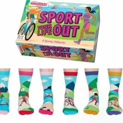 United Oddsocks ODD SOCKS Damessokken Multipack Mismatched 37-42 Cadeaudoos