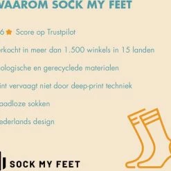 Sock My Feet - Grappige Sokken Dames - 2 Pack - Maat 39-42 - Sokken Giftbox - Funny Socks - Vrolijke Sokken - Katten Sokken - Cat Socks- Gekke Sokken - Grappige Cadeaus -Beenmode Verkoop 550x505 1