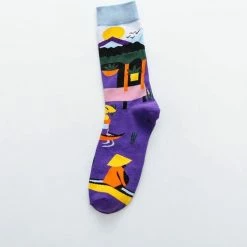 Smiling Socks® Gekke Sokken - Ziekenhuis Sokken - Warme Sokken Dames - 4 Paar - Kleurvol - Giftbox - Maat 35-43 - Huissokken -Beenmode Verkoop 550x510 1