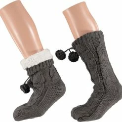 Dames Huissokken Met Antislip | Donker Groen | Maat 36/41 | Huissokken Dames | Fluffy Sokken | Slofsokken | Huissokken Anti Slip | Huissokken | Anti Slip Sokken | Warme Sokken | Bedsokken | Winter Sokken | Apollo