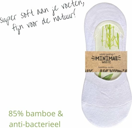 Green-goose® Bamboe Sneakersokken | Ballerina | Voetjes | Footies | 5 Paar | Dames | Maat 39-41 | Zwart | Grijs | Wit | Duurzaam En Comfortabel | 85% Bamboe 5 Green-goose® Bamboe Sneakersokken | Ballerina | Voetjes | Footies | 5 Paar | Dames | Maat 39-41 | Zwart | Grijs | Wit | Duurzaam En Comfortabel | 85% Bamboe - Afbeelding 3