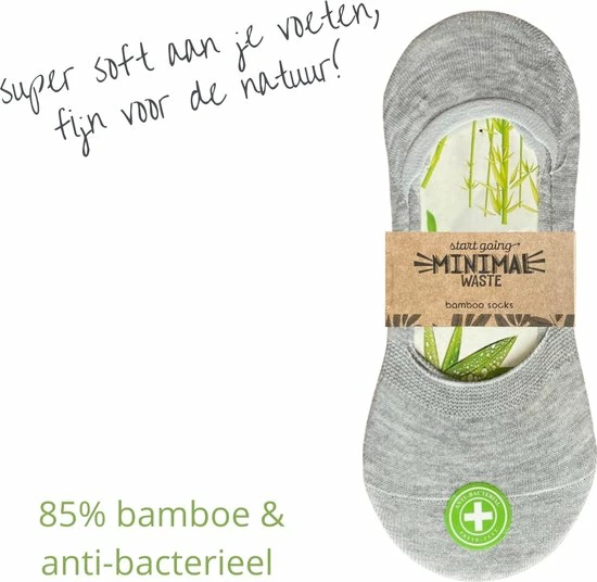 Green-goose® Bamboe Sneakersokken | Ballerina | Voetjes | Footies | 5 Paar | Dames | Maat 39-41 | Zwart | Grijs | Wit | Duurzaam En Comfortabel | 85% Bamboe 7 Green-goose® Bamboe Sneakersokken | Ballerina | Voetjes | Footies | 5 Paar | Dames | Maat 39-41 | Zwart | Grijs | Wit | Duurzaam En Comfortabel | 85% Bamboe - Afbeelding 5