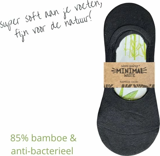 Green-goose® Bamboe Sneakersokken | Ballerina | Voetjes | Footies | 5 Paar | Dames | Maat 39-41 | Zwart | Grijs | Wit | Duurzaam En Comfortabel | 85% Bamboe 8 Green-goose® Bamboe Sneakersokken | Ballerina | Voetjes | Footies | 5 Paar | Dames | Maat 39-41 | Zwart | Grijs | Wit | Duurzaam En Comfortabel | 85% Bamboe - Afbeelding 6