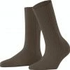 FALKE Cosy Wool Boot Zonder Motief Zacht Dik Winter Warm Ondoorzichtig Halfhoog Comfortabel Wol Bruin Dames Sokken - Maat 39-42 -Beenmode Verkoop 550x542 6