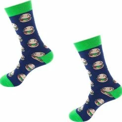 Winkrs - Sokken Set Met Eten - Hamburgers, Eitjes, Avocado, Sushi En Appels - 5 Paar 37/41 -Beenmode Verkoop 550x543 1