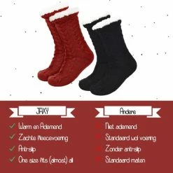 JAXY Huissokken - Huissokken Dames En Heren - Verwarmde Sokken - Anti Slip Sokken - Fleece Sokken - Dikke Sokken - Fluffy Sokken - Slofsokken - Warme Sokken - Bedsokken - Gevoerde Sokken - Winter Sokken - 2 Paar - Zwart En Rood 16 JAXY Huissokken - Huissokken Dames En Heren - Verwarmde Sokken - Anti Slip Sokken - Fleece Sokken - Dikke Sokken - Fluffy Sokken - Slofsokken - Warme Sokken - Bedsokken - Gevoerde Sokken - Winter Sokken - 2 Paar - Zwart En Rood -Beenmode Verkoop 550x545 4