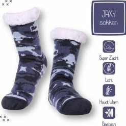 JAXY - Huissokken Dames - Verwarmde Sokken - Anti Slip Sokken - Huissokken - Bedsokken - Warme Sokken - Kerstcadeau Voor Vrouwen - Thermosokken - Dikke Sokken - Fluffy Sokken - Kerstsokken Dames En Heren - Camouflage Blauw 15 JAXY - Huissokken Dames - Verwarmde Sokken - Anti Slip Sokken - Huissokken - Bedsokken - Warme Sokken - Kerstcadeau Voor Vrouwen - Thermosokken - Dikke Sokken - Fluffy Sokken - Kerstsokken Dames En Heren - Camouflage Blauw -Beenmode Verkoop 550x545 9