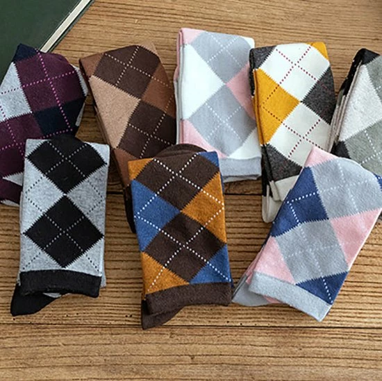 Merkloos 1 Paar Kniekousen Dames | Geruit | Bruin | 100% Katoen | Maat 38-40 8 Merkloos 1 Paar Kniekousen Dames | Geruit | Bruin | 100% Katoen | Maat 38-40 - Afbeelding 6