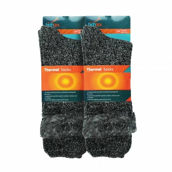 GoWith - Wollen Sokken - Noorse Sokken - 1 Paar - Warme Sokken - Huis Sokken - Winter Sokken - Heren Sokken - Dames Sokken - Kleur Zwart - Maat 39-41 4 GoWith - Wollen Sokken - Noorse Sokken - 1 Paar - Warme Sokken - Huis Sokken - Winter Sokken - Heren Sokken - Dames Sokken - Kleur Zwart - Maat 39-41 - Afbeelding 2