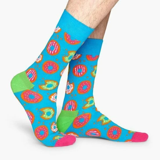 Happy Socks Donut Sokken, Lichtblauw, Maat 36-40 - Maat 36-40 4 Happy Socks Donut Sokken, Lichtblauw, Maat 36-40 - Maat 36-40 - Afbeelding 2