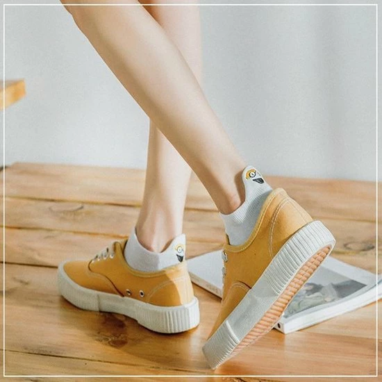 Smiling Socks® Dames Sokken - Leuke Sokken - 10 Paar Witte Sokken - Vrouw/Man - Maat 35-43 - Huissokken - Katoen - Cadeau Voor Haar 10 Smiling Socks® Dames Sokken - Leuke Sokken - 10 Paar Witte Sokken - Vrouw/Man - Maat 35-43 - Huissokken - Katoen - Cadeau Voor Haar - Afbeelding 8