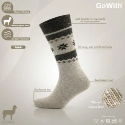 GoWith-wollen Sokken-alpaca Sokken-huissokken-2 Paar-warme Sokken-wintersokken-thermosokken-huissokken-grijs-antraciet-maat 43-46 15 GoWith-wollen Sokken-alpaca Sokken-huissokken-2 Paar-warme Sokken-wintersokken-thermosokken-huissokken-grijs-antraciet-maat 43-46 -Beenmode Verkoop 550x550 130