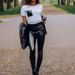 Merkloos Thermolegging - Legging Dames Volwassenen - Winter Warm - Leather Leggings - L/XL 10 Merkloos Thermolegging - Legging Dames Volwassenen - Winter Warm - Leather Leggings - L/XL -Beenmode Verkoop 550x550 192