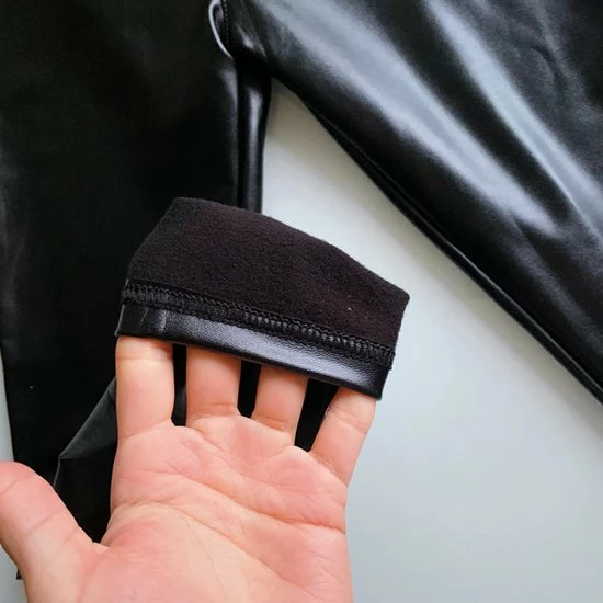 Merkloos Thermolegging - Legging Dames Volwassenen - Winter Warm - Leather Leggings - L/XL 7 Merkloos Thermolegging - Legging Dames Volwassenen - Winter Warm - Leather Leggings - L/XL - Afbeelding 5