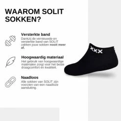 SOLIT Socks Enkelsokken Die Niet Afzakken - Maat 35-38 - Voor Dames En Heren - Naadloze Sokken - Sneakersokken Dames En Heren - Sokken -Beenmode Verkoop 550x550 200