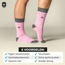 SQQUADD Bamboo Wear SQQUADD® Bamboe Sokken Dames En Heren - Unisex - Maat 35-38 - Naadloos En Duurzaam - Tegen Zweetvoeten - Bamboo - Bruin/Zwart -Beenmode Verkoop 550x550 205