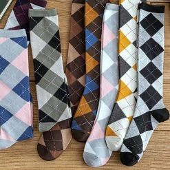 Merkloos 1 Paar Kniekousen Dames | Geruit | Bruin | 100% Katoen | Maat 38-40 16 Merkloos 1 Paar Kniekousen Dames | Geruit | Bruin | 100% Katoen | Maat 38-40 -Beenmode Verkoop 550x550 23