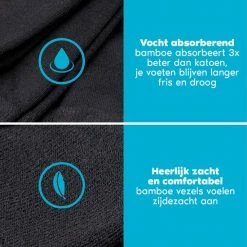 7 Paar Shoefresh Bamboe Sneakersokken Dames / Footies - Maat 35-38 - Zwart- Naadloze Sokken -Beenmode Verkoop 550x550 233