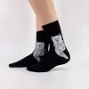 Merkloos Tites Chaussettes - Kat Sokken - Lange Grappige Sokken - One Size - 36-42 - Middelvinger - Kattenliefhebber Cadeau -Beenmode Verkoop 550x550 77