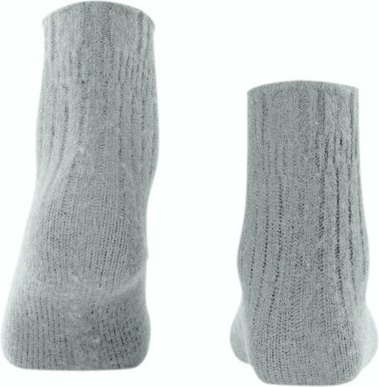 FALKE Bedsock Rib Versterkte Patroonloze Cottage Sokken Ademend Zacht En Houdt De Huid Warm In Bed Merinowol Kasjmier Grijs Dames Sokken - Maat 39-42 4 FALKE Bedsock Rib Versterkte Patroonloze Cottage Sokken Ademend Zacht En Houdt De Huid Warm In Bed Merinowol Kasjmier Grijs Dames Sokken - Maat 39-42 - Afbeelding 2
