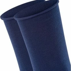 FALKE Happy 2-Pack Zacht Zonder Motief Versterkt Hoogwaardig Mid-rise Robuust Ademend Dekkend Set Katoen Multipack Blauw Dames Sokken - Maat 39-42 -Beenmode Verkoop 550x563 1