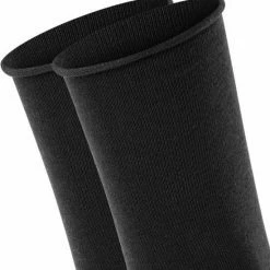 FALKE Happy 2-Pack Zacht Zonder Motief Versterkt Hoogwaardig Mid-rise Robuust Ademend Dekkend Set Katoen Multipack Zwart Dames Sokken - Maat 35-38 -Beenmode Verkoop 550x564 1