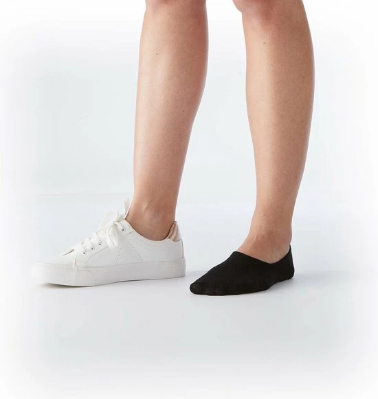 Merkloos Zwarte No Show Sneakersokken - Sokjes.nl - Maat 35/38 - 6 Paar - Onzichtbare Sneakersokken - Naadloos - Anti-slip Hak - Dames 7 Merkloos Zwarte No Show Sneakersokken - Sokjes.nl - Maat 35/38 - 6 Paar - Onzichtbare Sneakersokken - Naadloos - Anti-slip Hak - Dames - Afbeelding 5