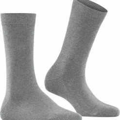 FALKE Family Grondstofvriendelijk Zacht Zonder Motief Duurzaam Ondoorzichtig Mid-rise Duurzaam Katoen Grijs Dames Sokken - Maat 35-38 -Beenmode Verkoop 550x582 1
