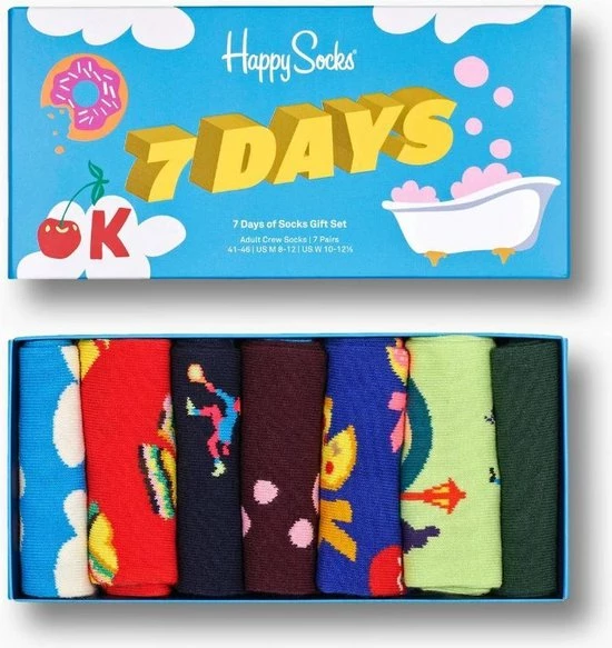 Happy Socks - 7 Day Gift Set 6 Happy Socks - 7 Day Gift Set - Afbeelding 4