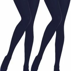 Bonanza Micro Panty - 2-Pack - Blikdicht 60 - Donkerblauw - Maat L/XL